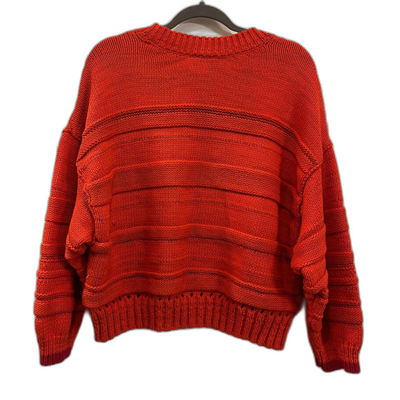 Anthropologie Maeve Orange Pullover Sweater Knit Top  Women's Size XL - Picture 7 of 11